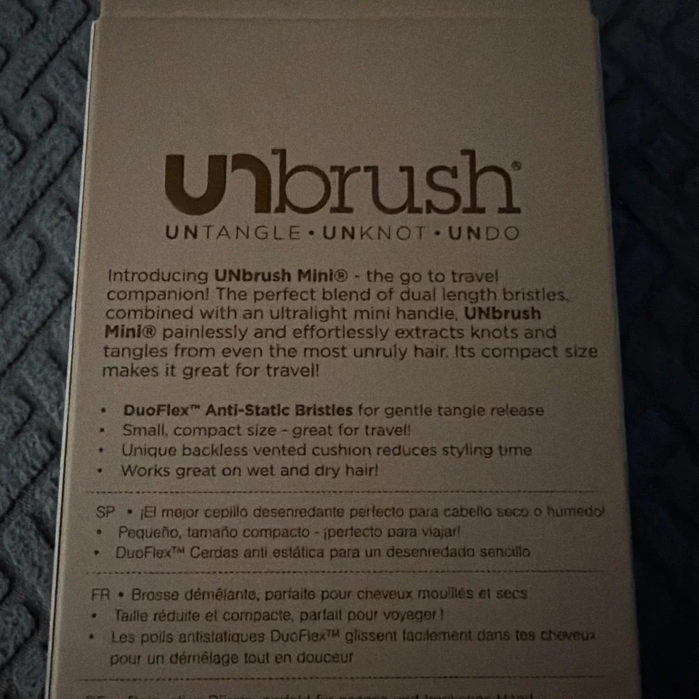 FHI‎ Heat- UNbrush Mini Detangling Brush, Sports Collection-Football, NEW!